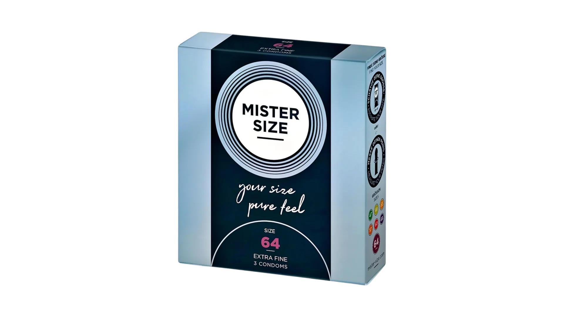 MISTER SIZE 64 kondómy extra tenké 3 ks