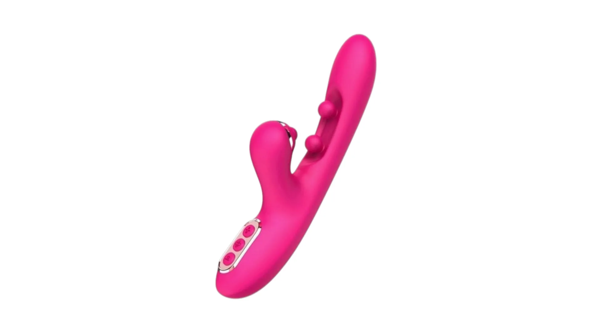 Passion Labs Royal Vibe Vibrator - Silikónový králičí vibrátor ružový 24,2cm