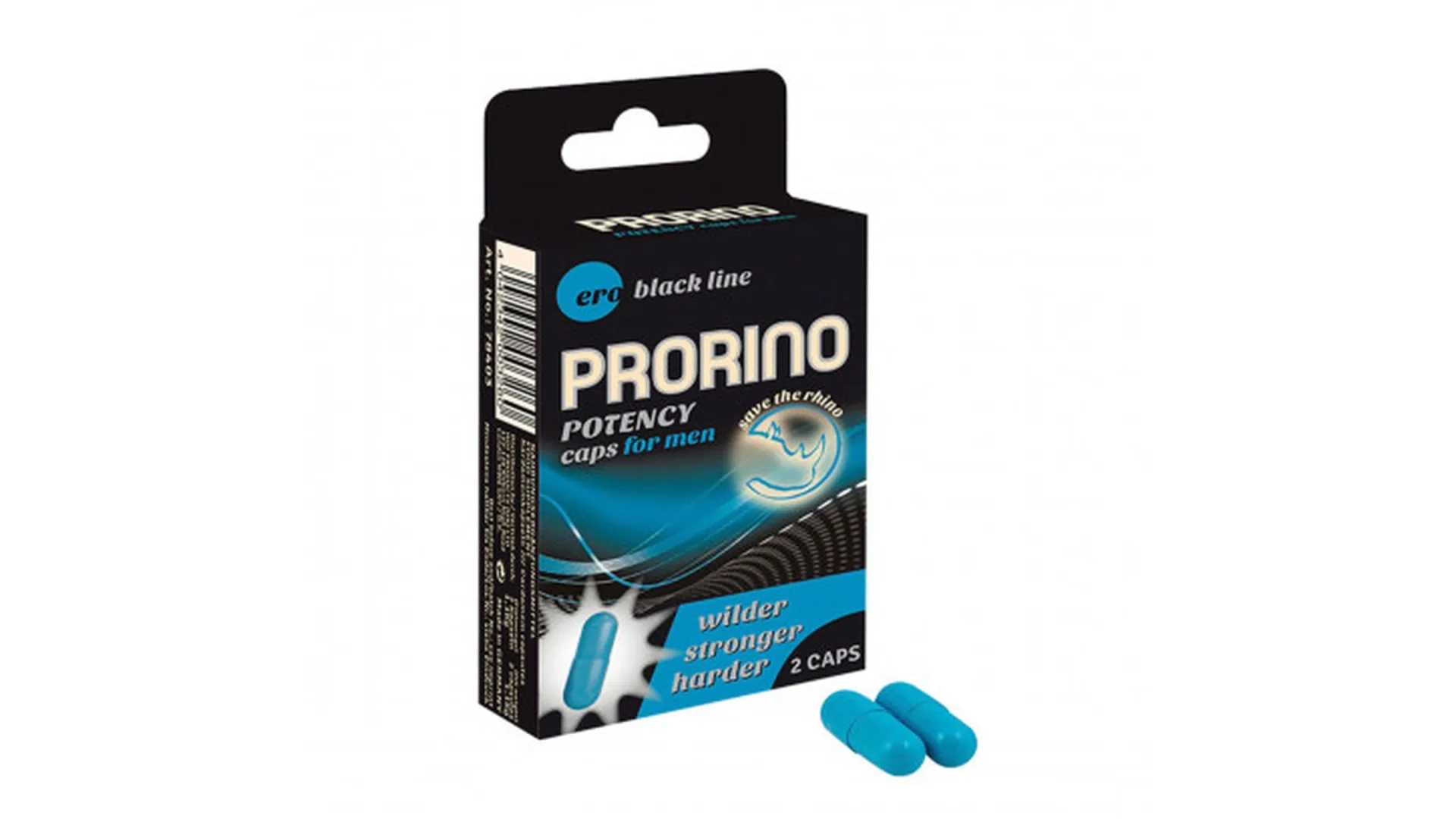 ero PRORINO Potency Caps for Men - Kapsule na podporu mužskej potencie 2 kapsule