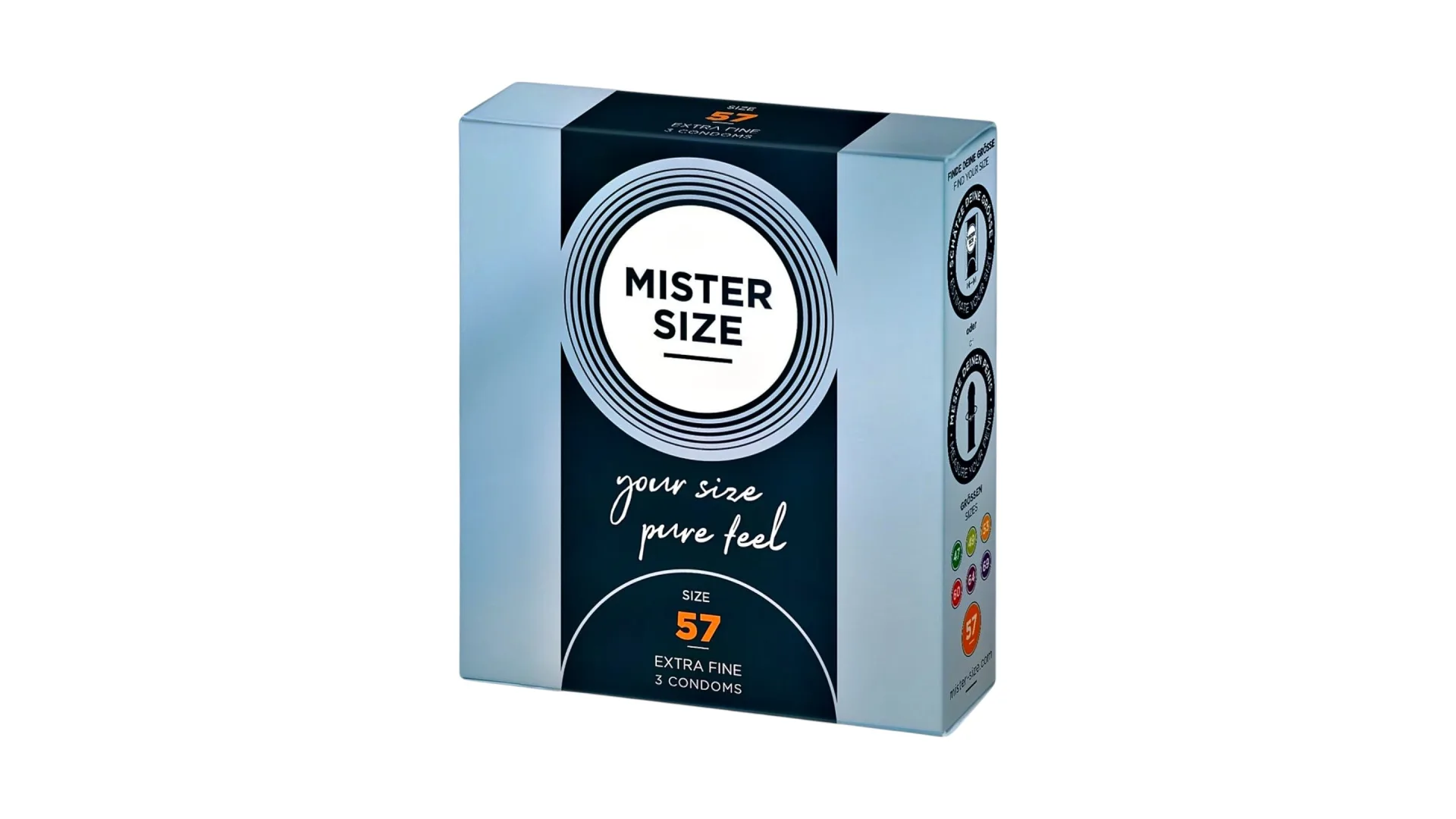 MISTER SIZE 57 kondómy extra tenké 3 ks