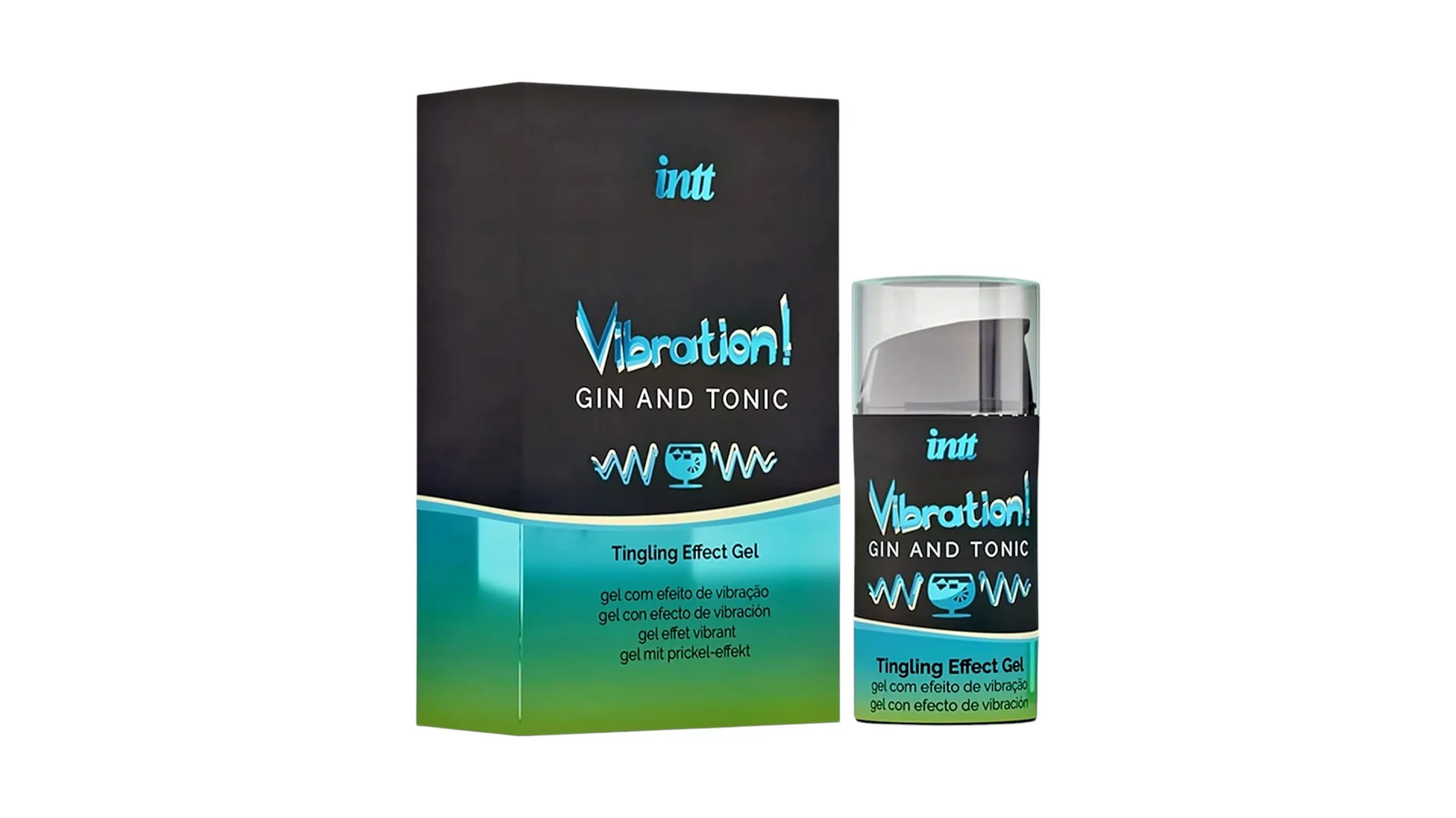intt Vibration! Gin and Tonic stimulačný gél 15 ml