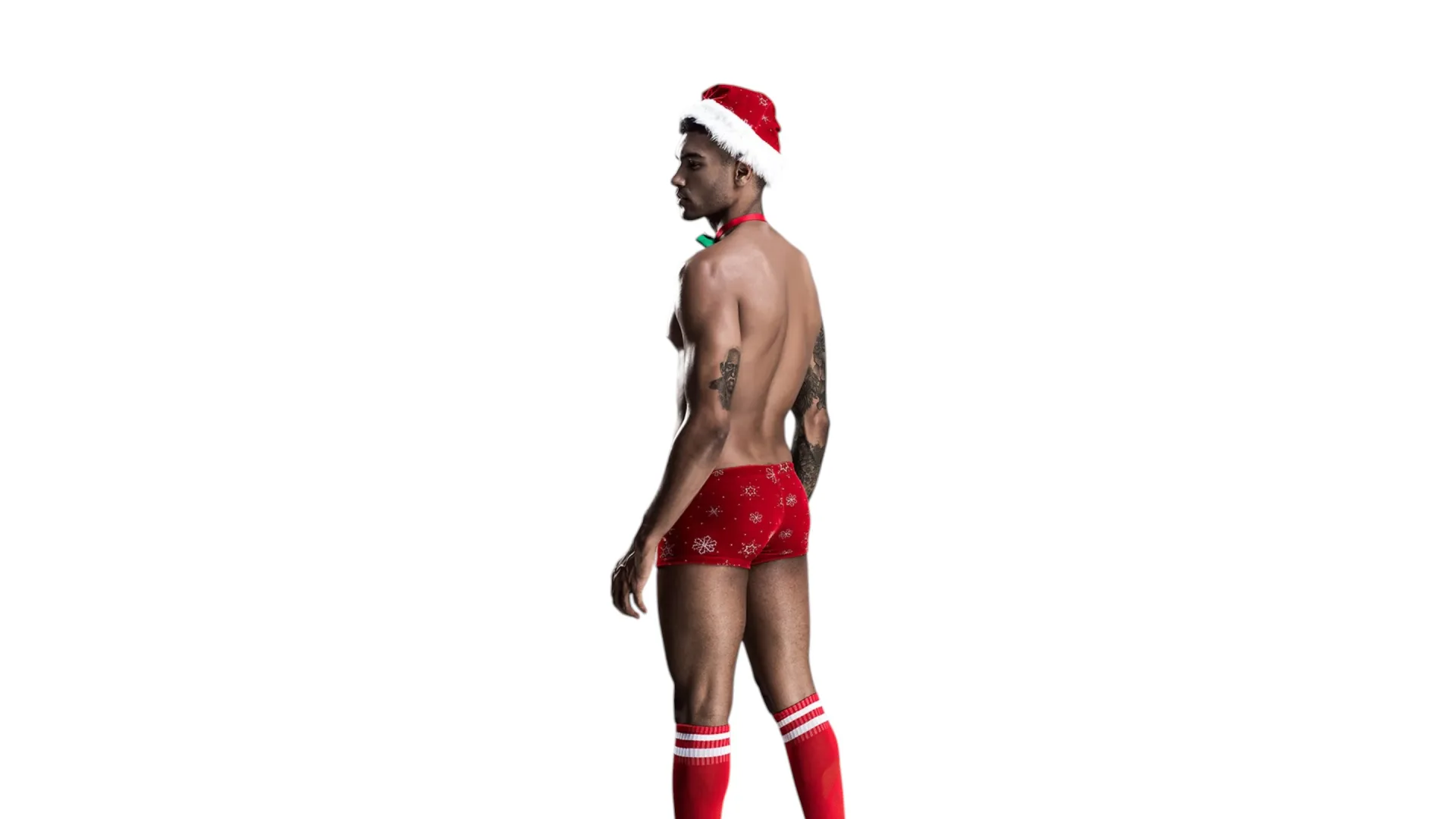 Holiday Look Christmas Costume - Pánsky vianočný set 4ks S/M