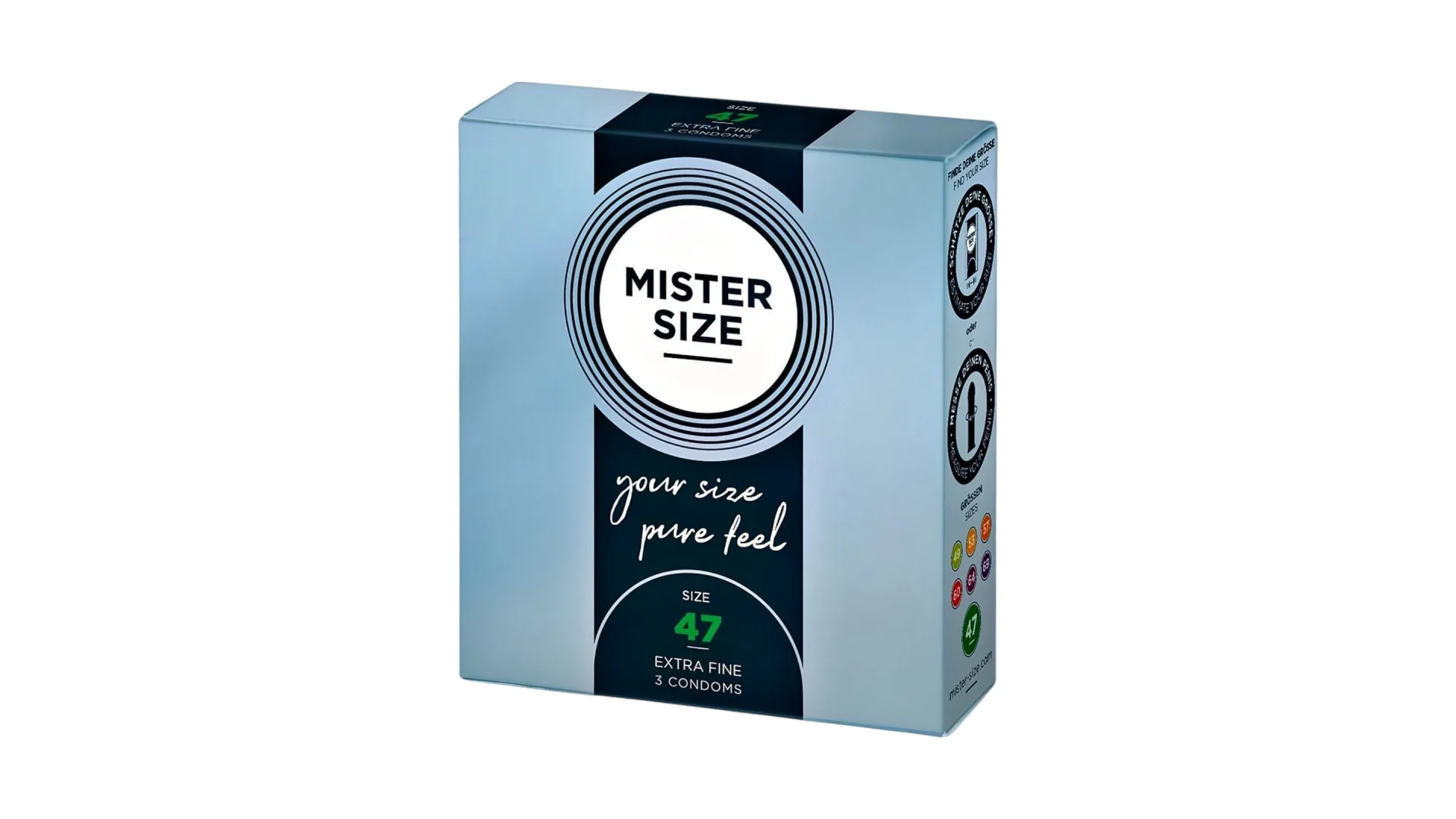 MISTER SIZE 47 kondómy extra tenké 3 ks