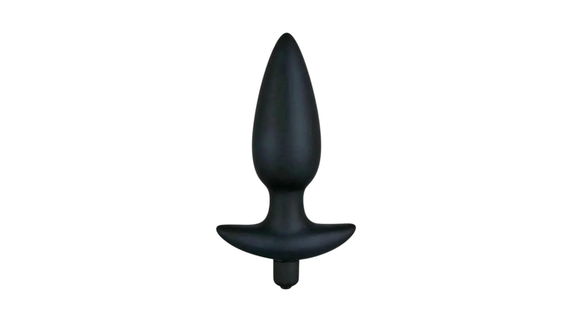 Black Velvets Vibrating Plug Large - Veľký vibračný análny kolík (Čierna)