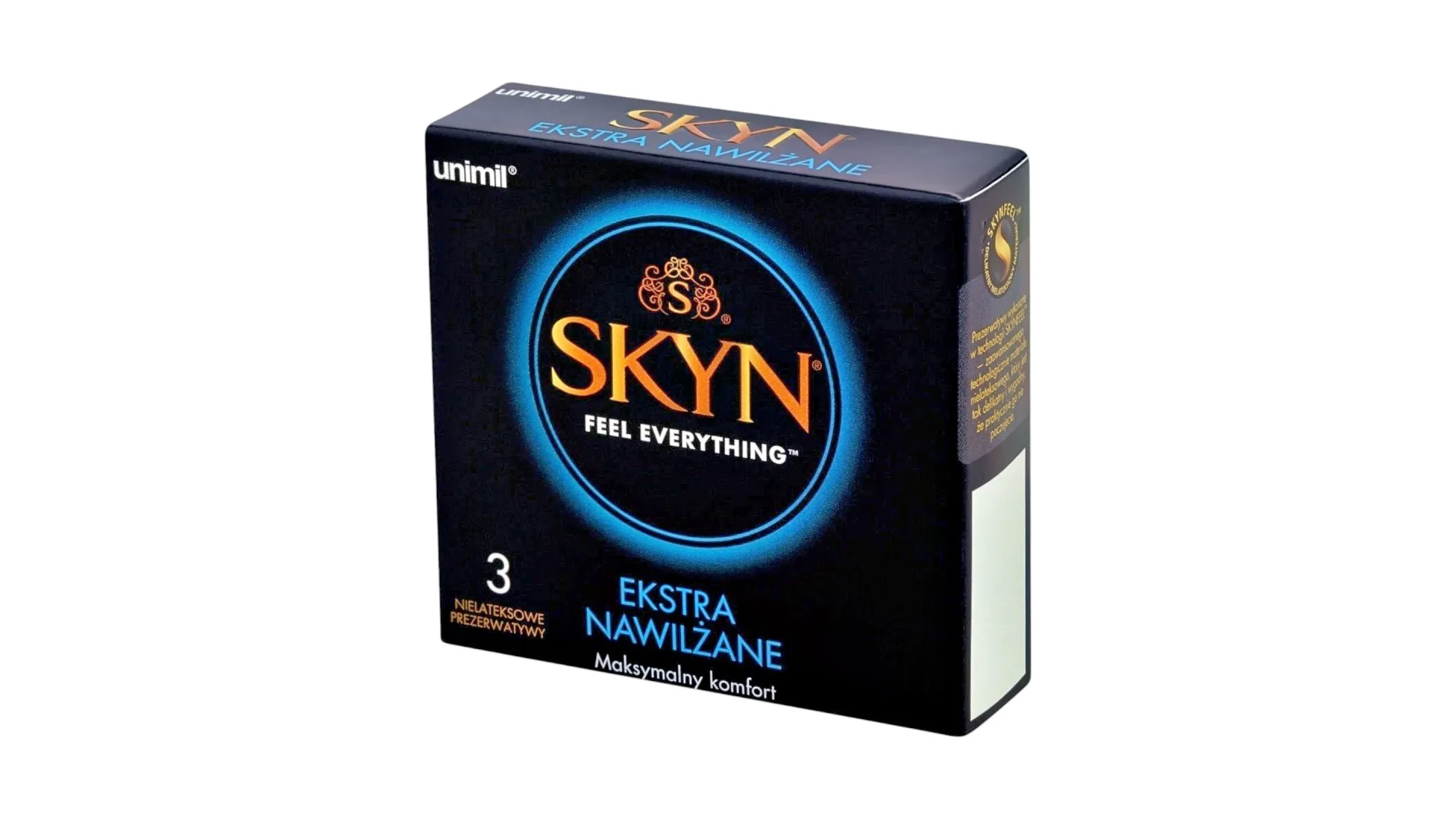 SKYN Extra Lubricated - kondómy bez latexu 53 mm 3ks