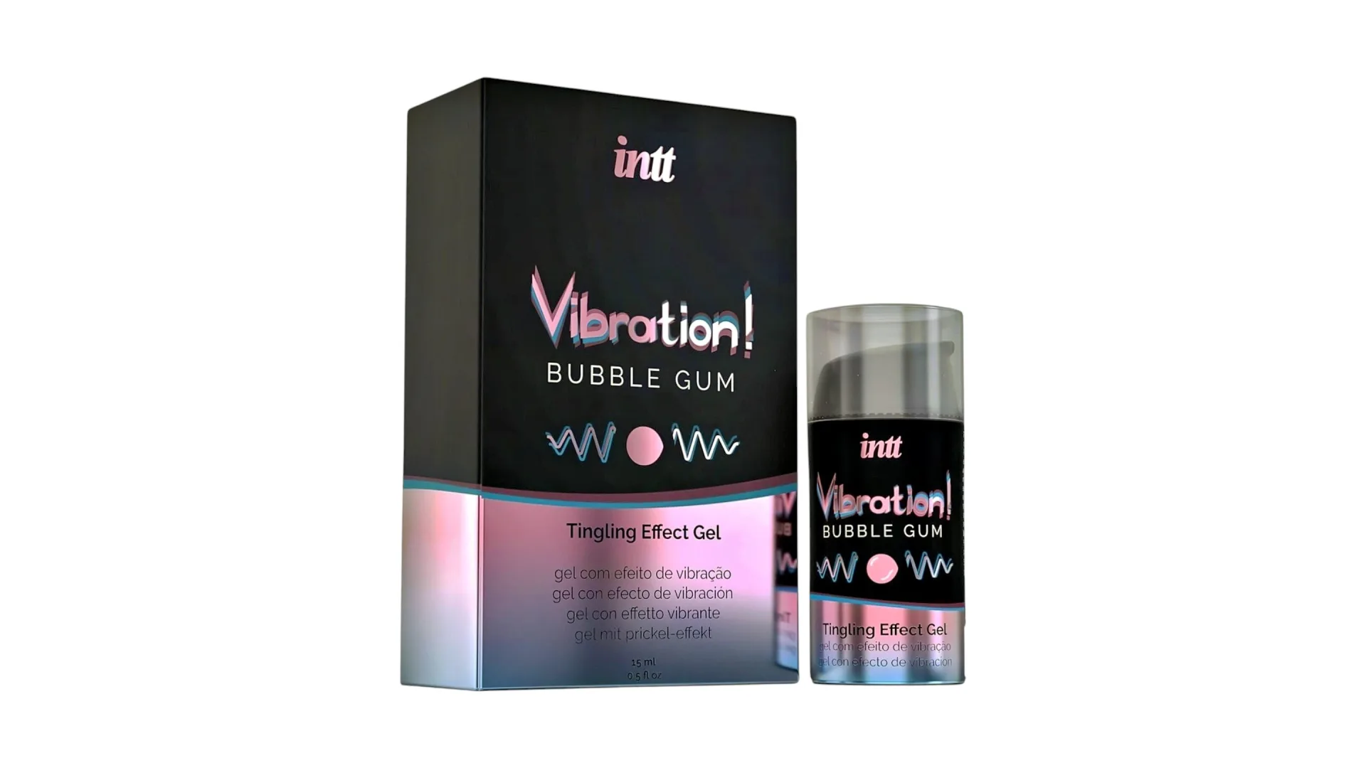 intt Vibration! Bubble Gum stimulačný gél 15 ml