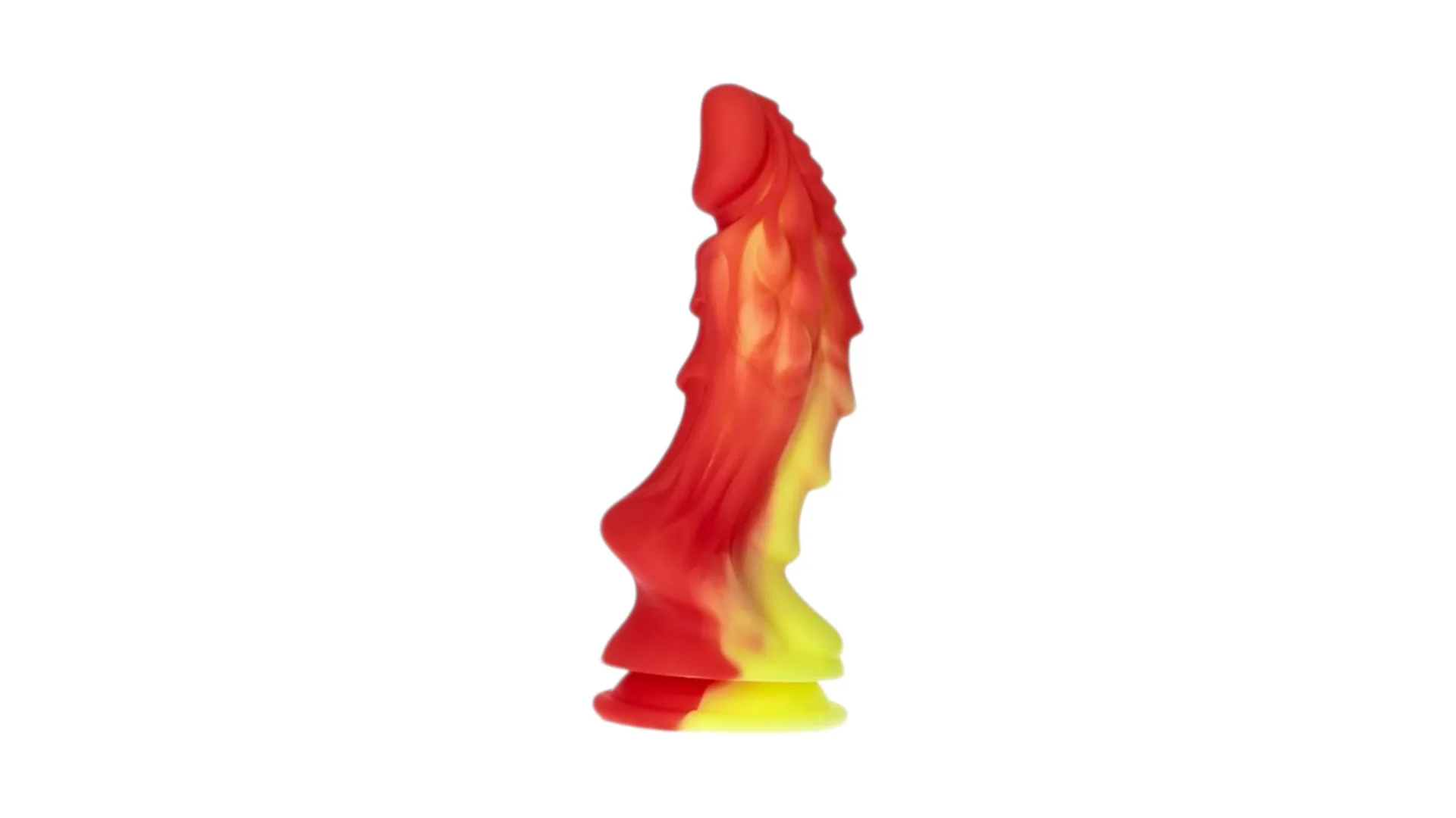 Toyz 4 Lovers Ade Gode - Ohnivé fantasy silikónové dildo 22cm