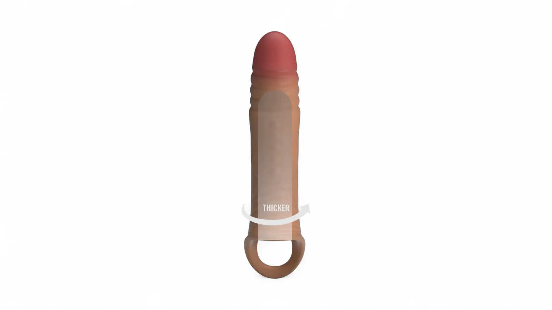 PRETTY LOVE Penis Sleeve - Vibračný predlžovací návlek 22 cm