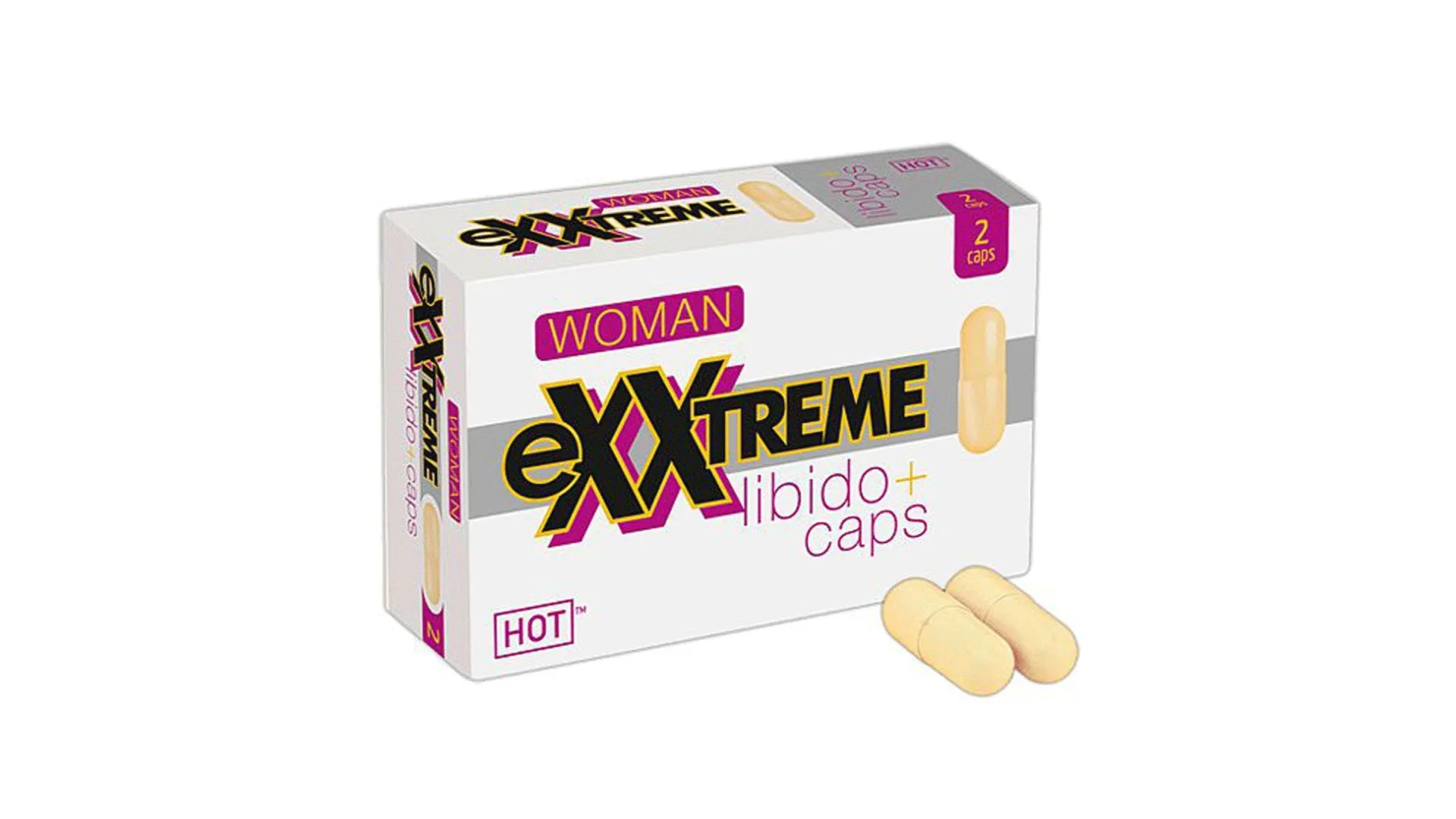 HOT eXXtreme Woman Libido+ - Kapsule na podporu ženského libida (2 ks)