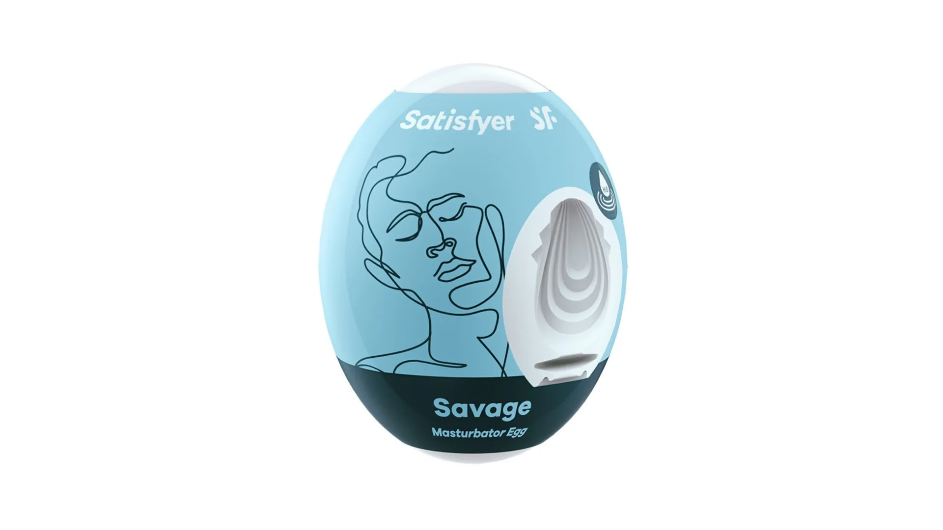 Satisfyer Savage Masturbator Egg - Flexibilné masturbačné vajíčko
