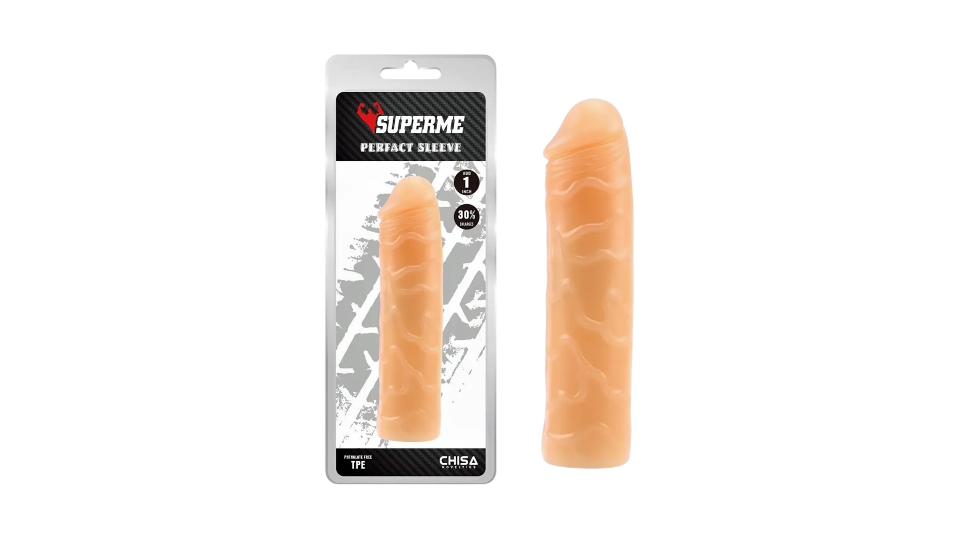Chisa Superme Perfect Sleeve - Návlek na zväčšenie penisu (Telová)