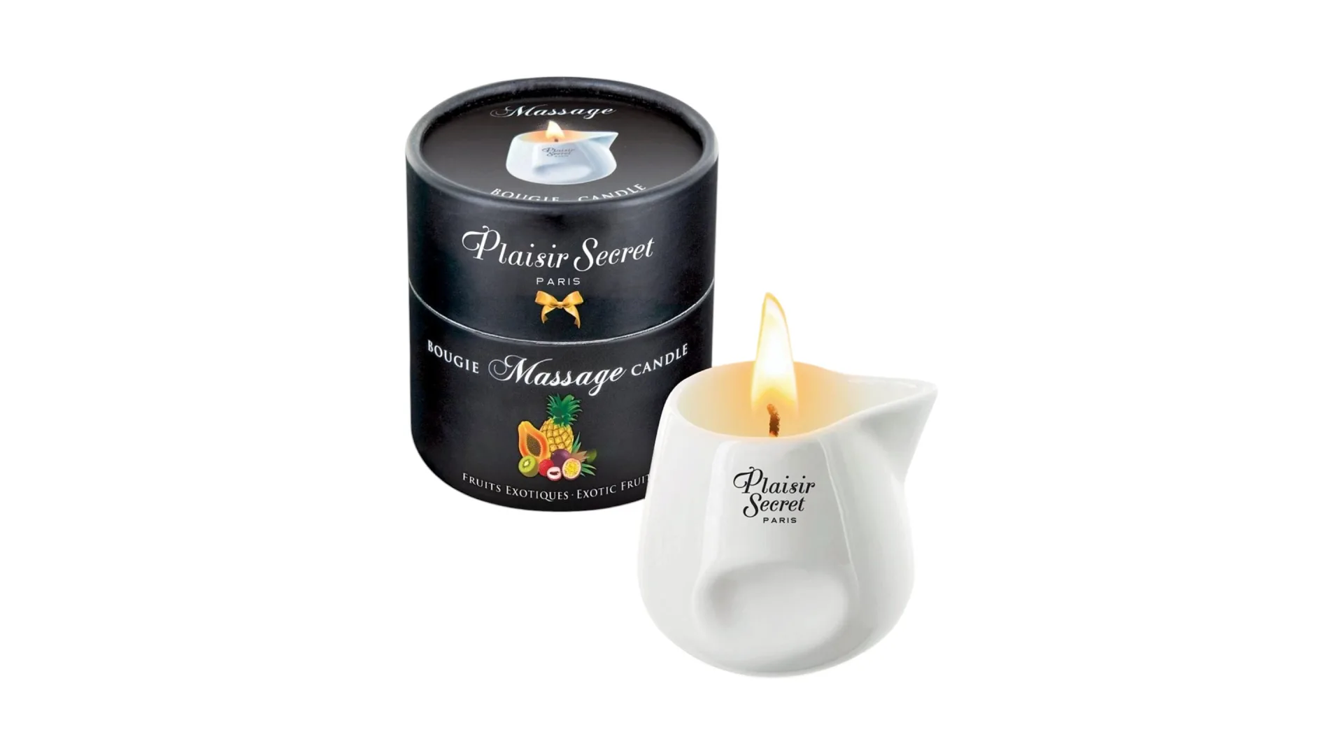Plaisir Secret Massage Candle - Masážna sviečka (Exotické ovocie)