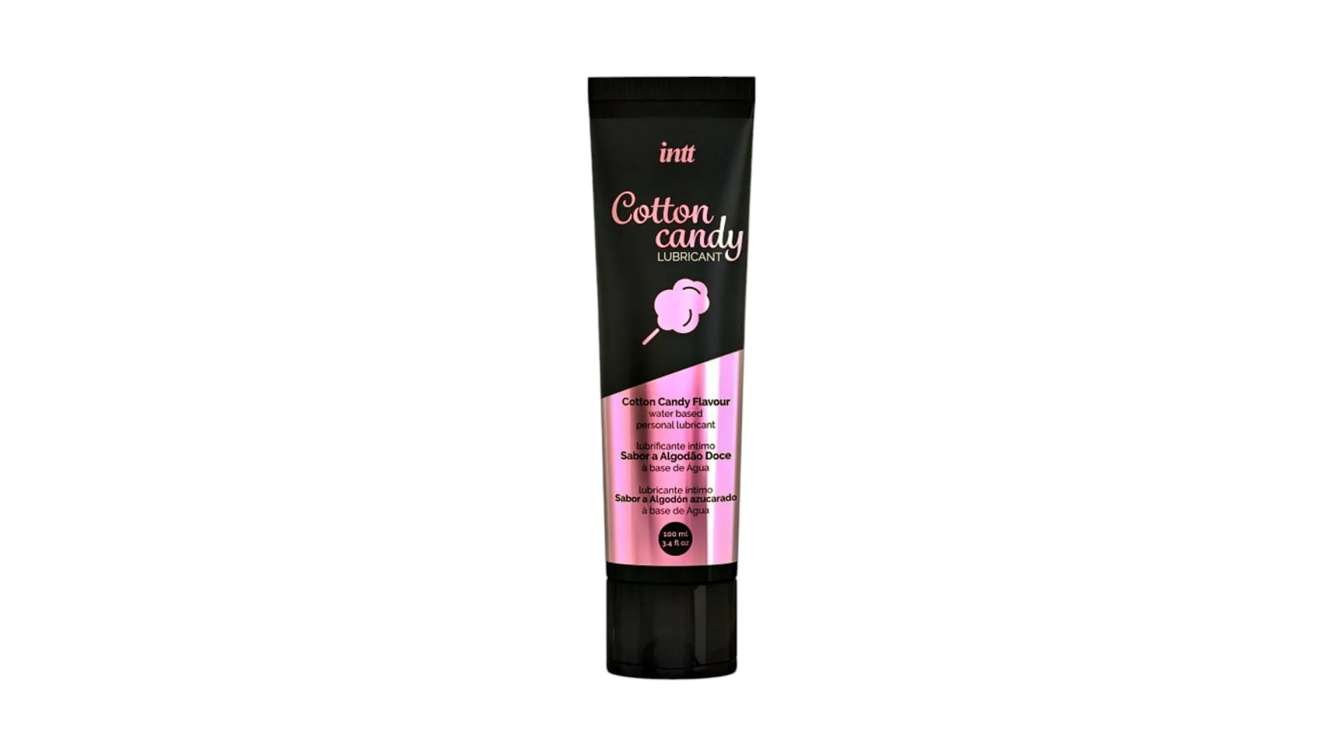 Intt Cotton Candy Lubricant – lubrikačný gél s príchuťou cukrovej vaty 100 ml