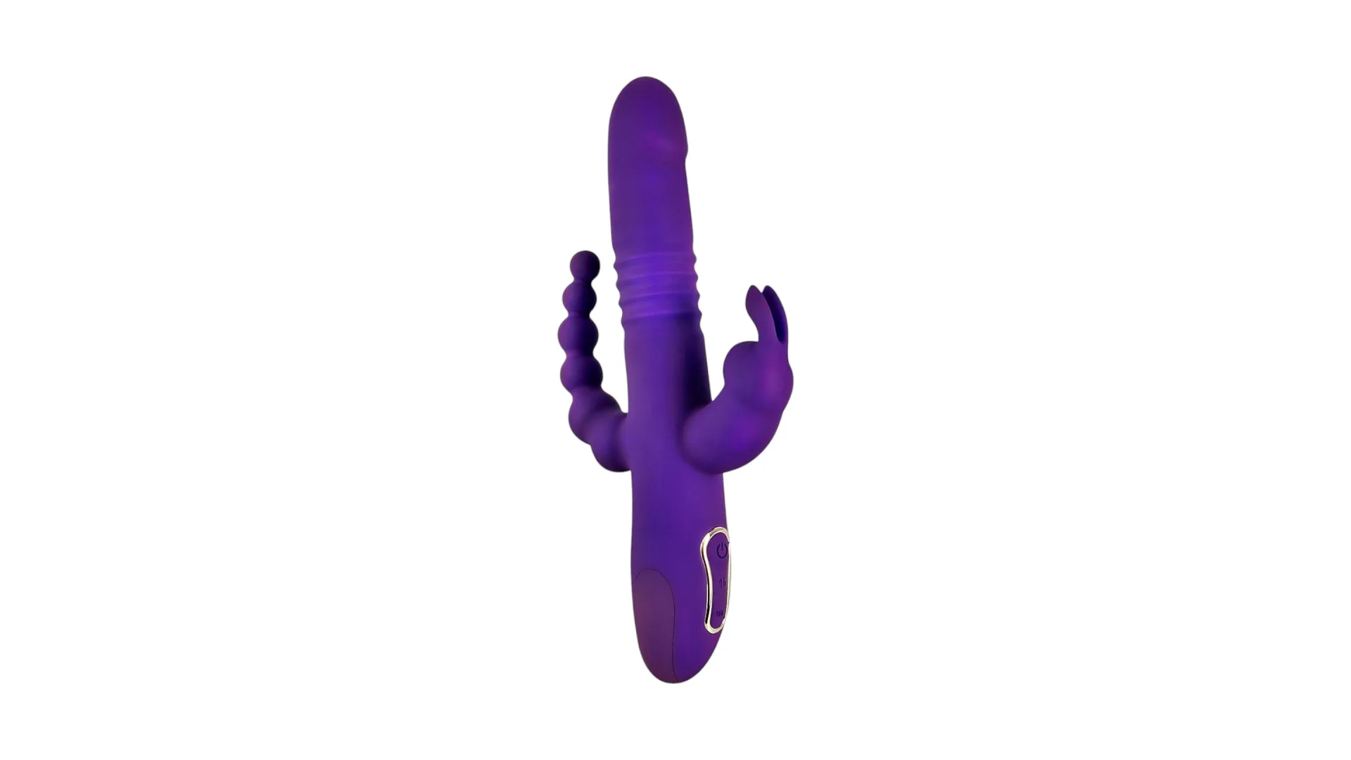 Sweet Smile Thrusting Pearl Triple Vibrator – trojitý vibrátor s perličkami